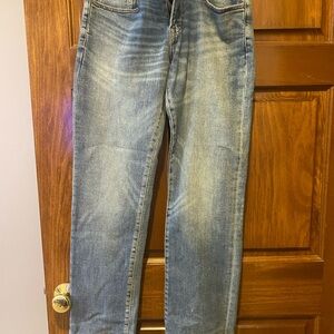 Aeropostale Men's Light Blue Straight Jeans